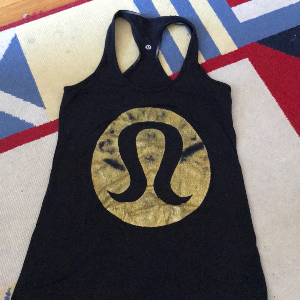 Lulu lemon more than heart movement tank top